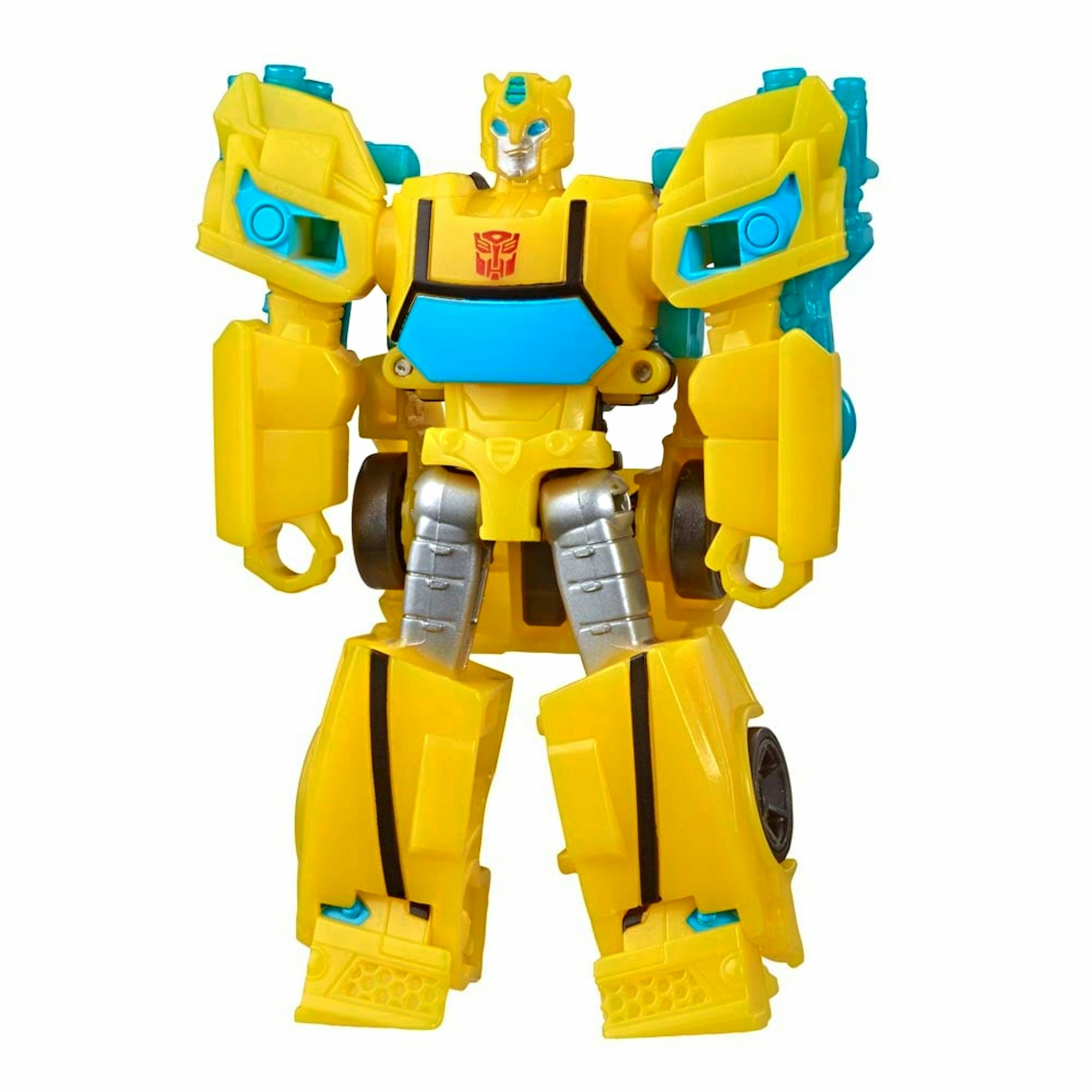 Bumblebee en robot från transformers han är gul och går att ändra om till en bil