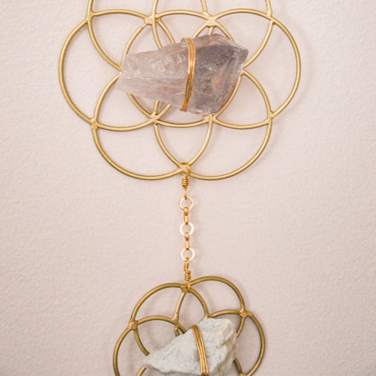 Wall Decoration Flower of Life Gold - Ariana Ost