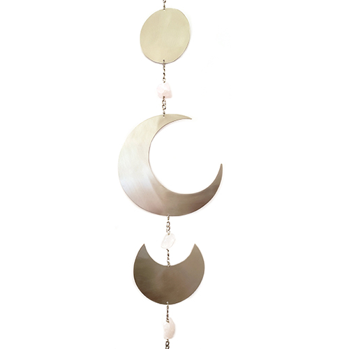 Wall Decoration Moon Phase Silver - Ariana Ost