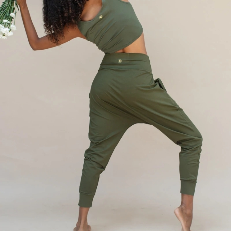 Yoga Pants Indo Pants Kale - Indigo Luna