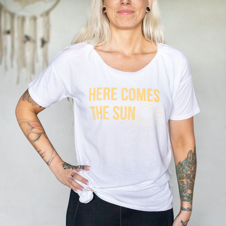 T-shirt "Here comes the sun" White - Soul Factory