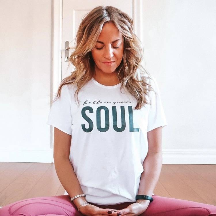 T-shirt Unisex "Follow Your Soul" White - Soul Factory
