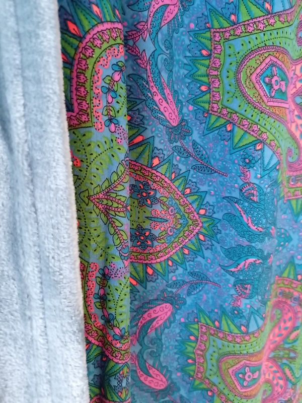 Yoga Blanket Sari/silk Blue Dreams - E-swiss
