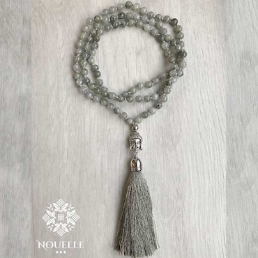 Mala necklace Buddha Labradorite - Nouelle