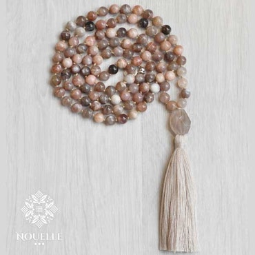 Mala necklace Moonstone - Nouelle