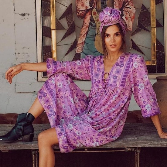 Scarf Woodstock Travel Lavender - Mahli the Label