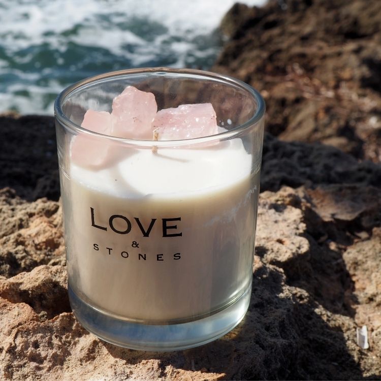 Crystal candel glass DREAM 290 ml - Love & Stones