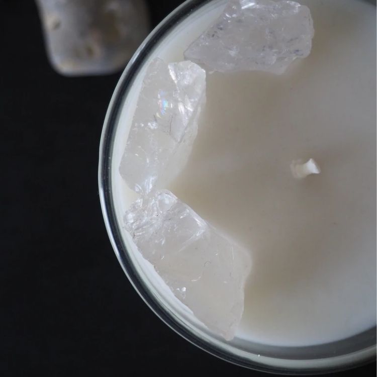 Crystal candle glass ENERGY 290 ml - Love & Stones