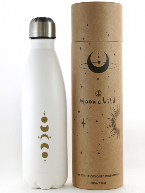 Water Bottle MY Bottle White Gold 0.50 L - Moonchild Yoga Wear