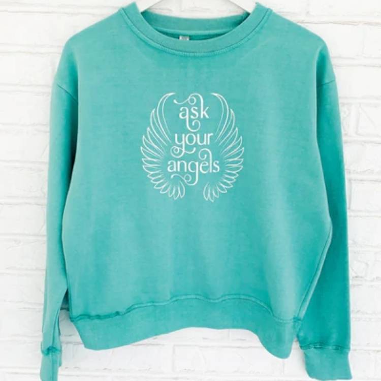 Sweater "Ask your angel '' - SuperLove Tees