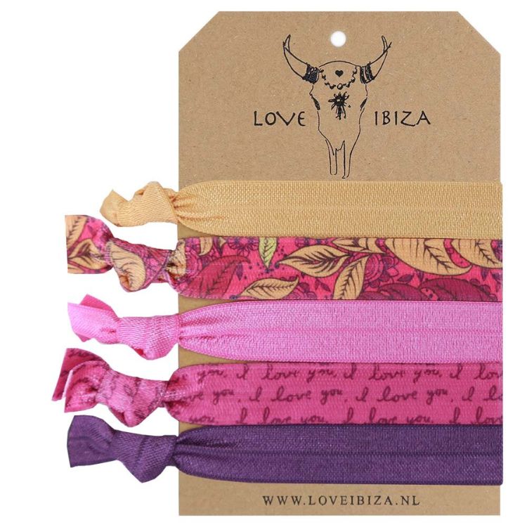 Hairties hairband/bracelet Scarlett love - Love Ibiza