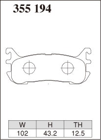 MX-5, 93-05 Dixcel ES bak