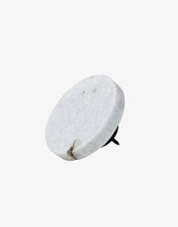 Loke knopp Vit mangoträ/marmor S