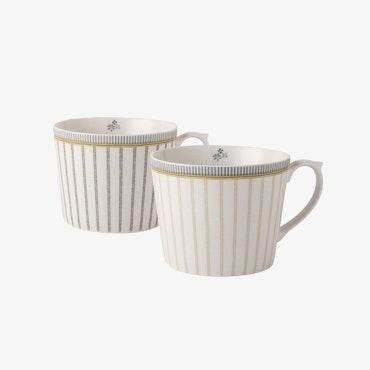 Laura Ashley Set 2 mugs 30 cl assorted