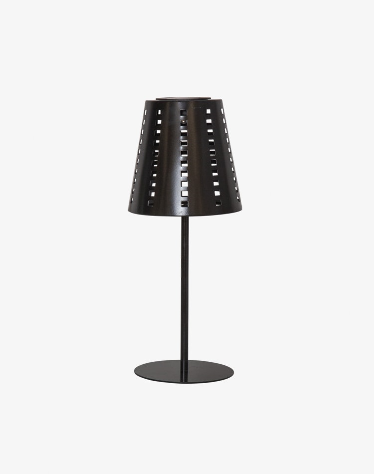 Solar solcells belysning Svart