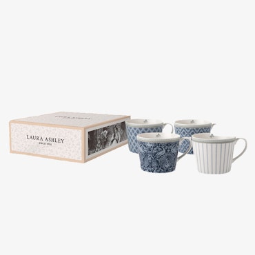 Laura Ashley Tea samlarobjekt 4 -set mugg 30 cl