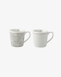 Laura Ashley Wild Clematris mugg 2 set i presentförpackning