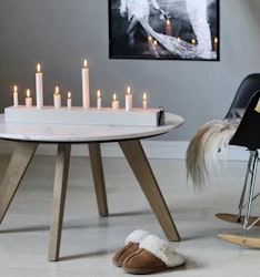 Ljusstake DUO Grå