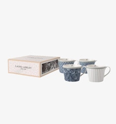 Laura Ashley Tea samlarobjekt 4 -set mugg