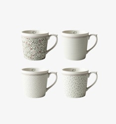 Laura Ashley Wild Clematris minimugg mixade 4-pack