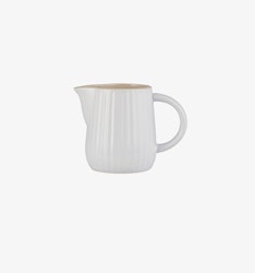 Mynte mjölk/grädd kanna med handtag- Vit