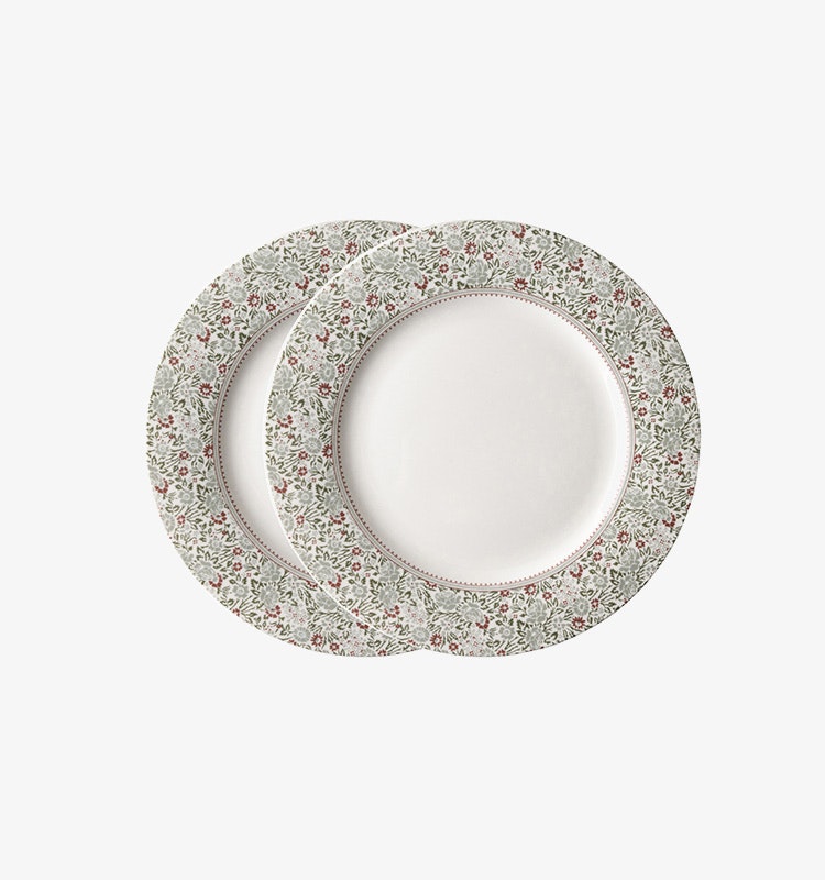 Laura Ashley  Wild Clematris frukost tallrik 2 set 23 cm
