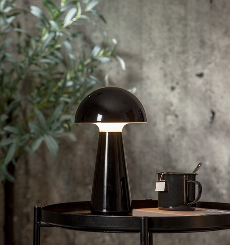 Bordslampa Mushroom Svart