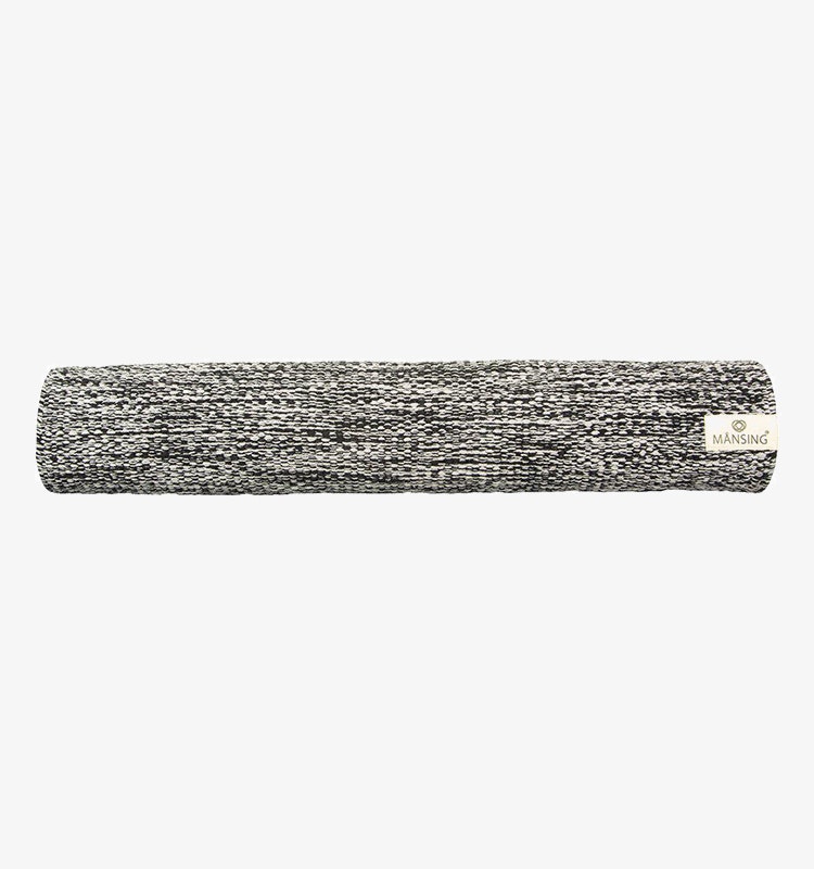 Ekel gångmatta/yogamatta, grå/svart 180x66cm