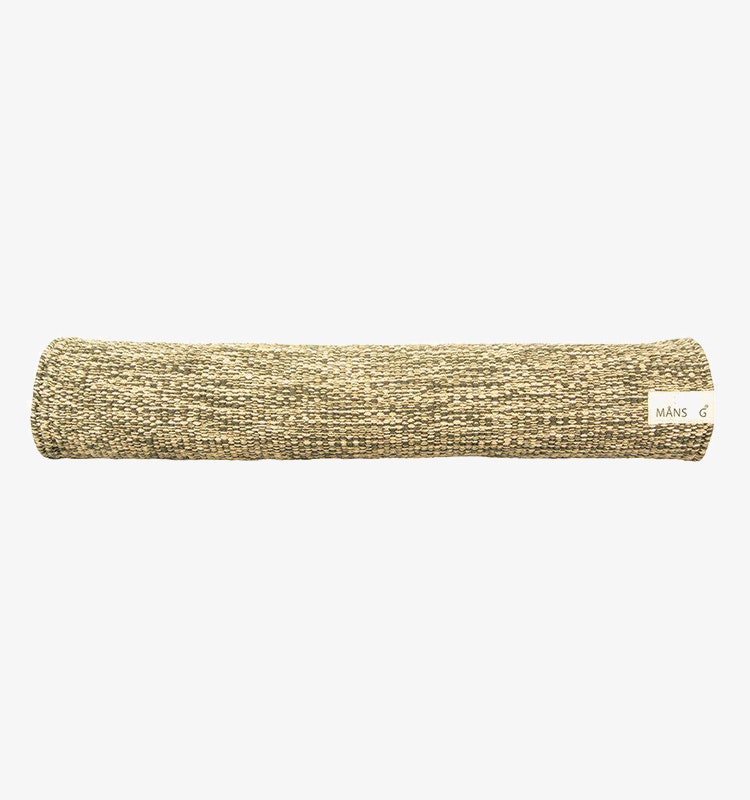 Ekel gångmatta/yogamatta, sand/grön 180x66cm