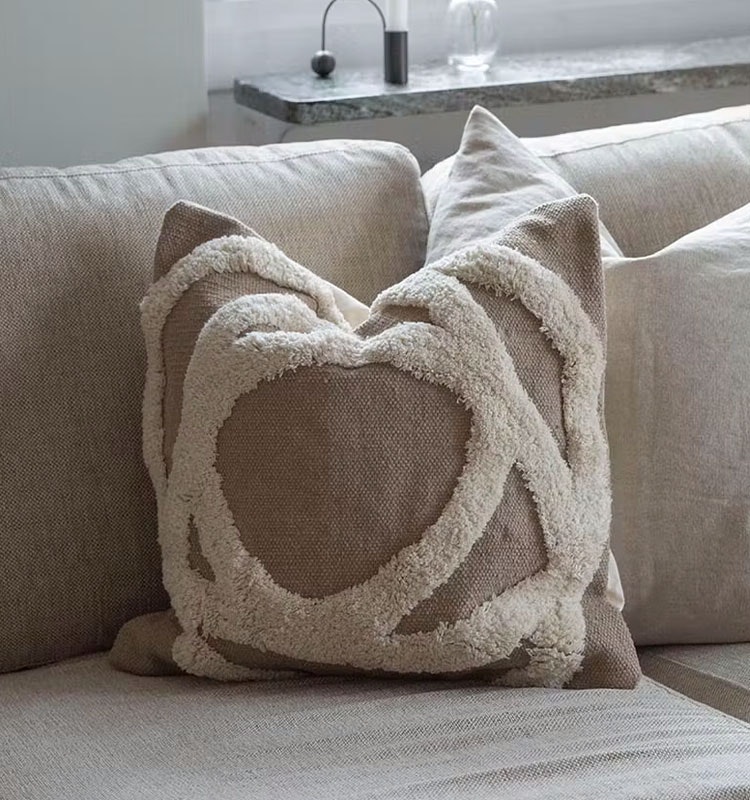 Moda kuddfodral natur