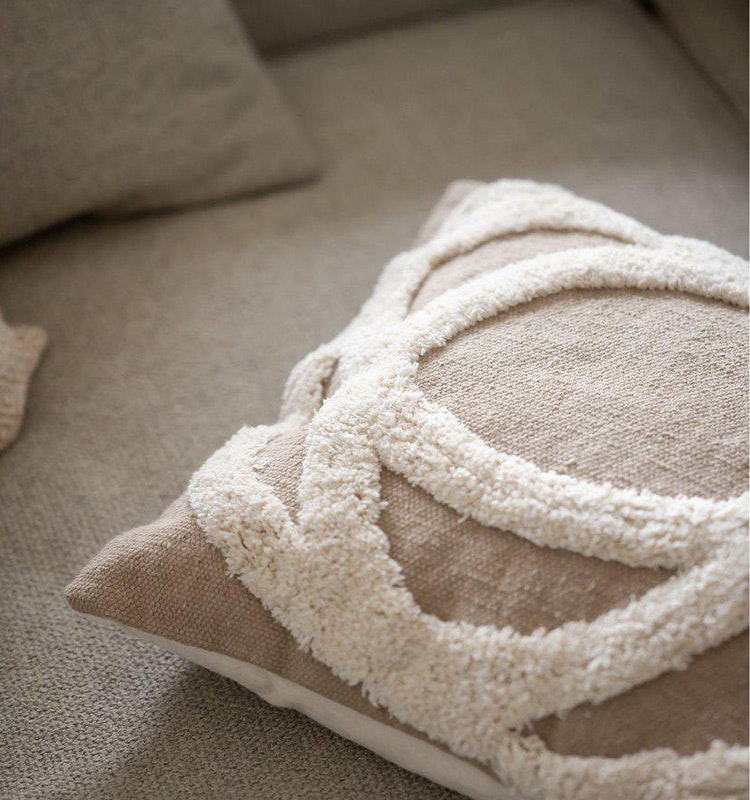 Moda kuddfodral natur