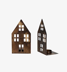 Ljushållare Hus Antik Brun