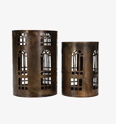 Lykta Fönster Antik Brun - 2 set