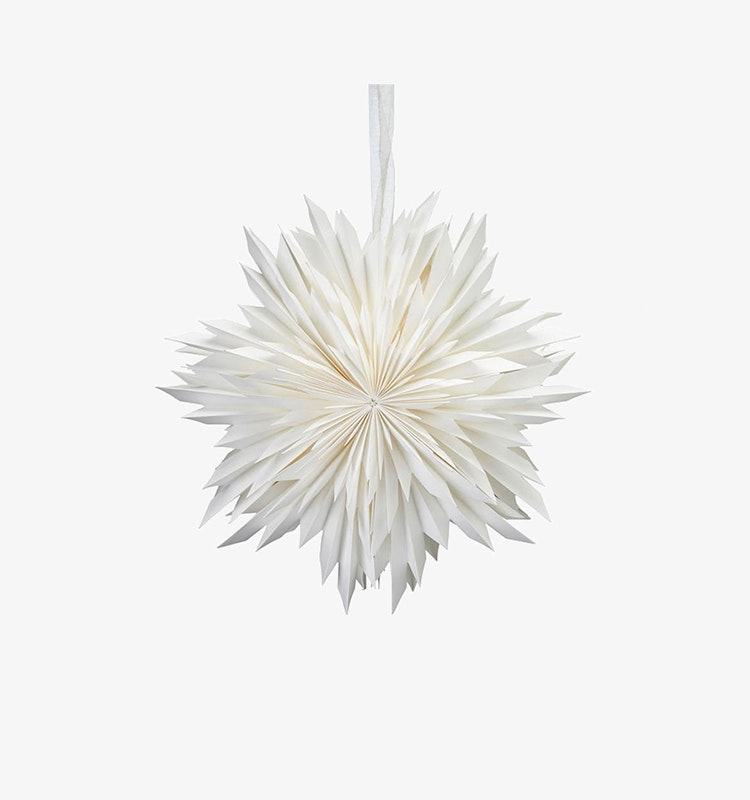 Spiky stjärna M vit