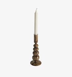Ljusstake Zuri Låg Brun
