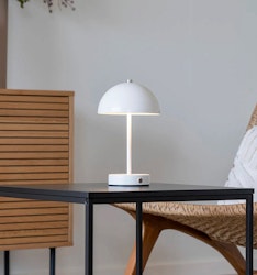 Holt LED Bordslampa uppladdningsbar  Vit