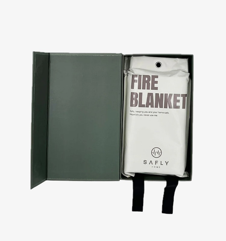 Coffe Tabel Book  med Brandfilt - Grön