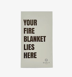 Coffe Tabel Book  med Brandfilt Vit