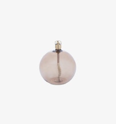 Oljelampa Rund Champange  Brass 9cm