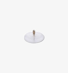Oljelampa Rund Hamrat glas Brass 14cm