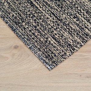 Ekel gångmatta/yogamatta, sand/svart