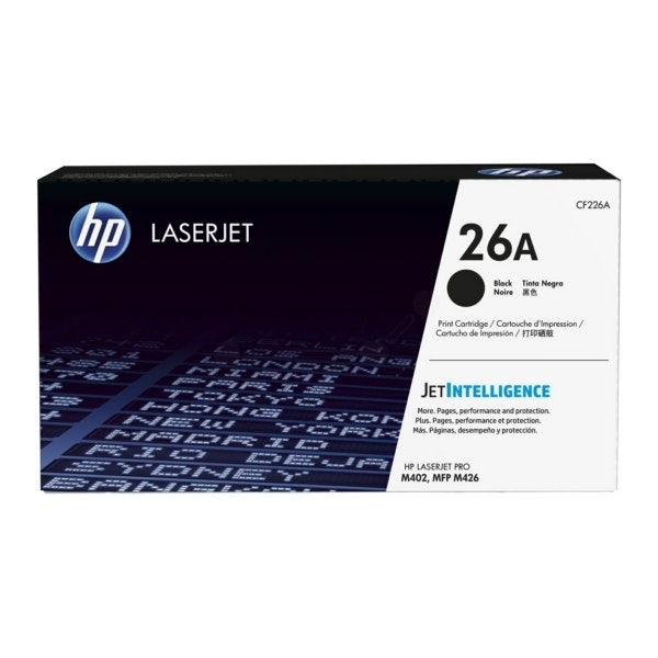 Lasertoner CF226A - 26A - 3100sidor - HP original