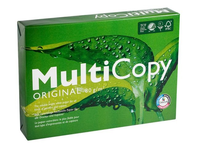 Papper MultiCopy A3 ohålat 80g 500ark