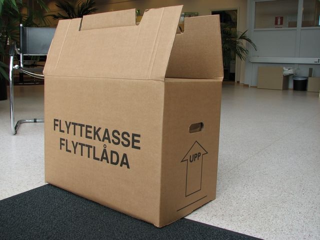 Flyttlåda 560x330x406mm - 10st