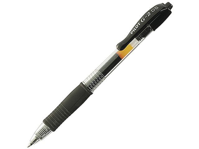 Bläckpenna Gel PILOT G-2 0,5 svart 12st - BTE Kontorsservice