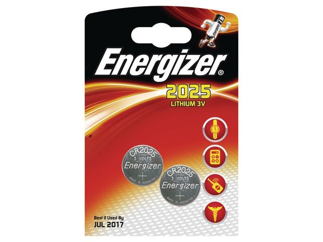 Batteri 2025 ENERGIZER Cell Lithium  2st/fp