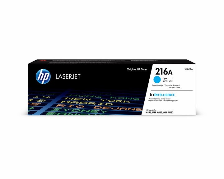 Lasertoner W2411A Cyan blå - 216A - 850sidor - HP original