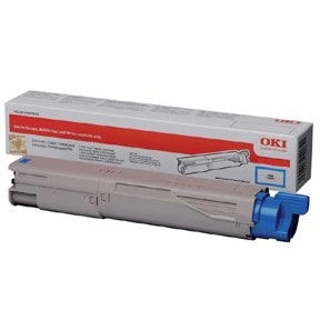 Toner OKI MC853/MC873 - Blå/cyan 7300sidor - original