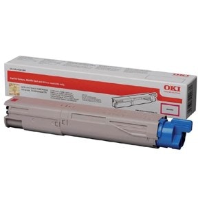 Toner OKI MC853/MC873 - Röd/magenta 7300sidor - original