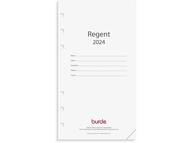Regent, kalendersats -4601  (2024)